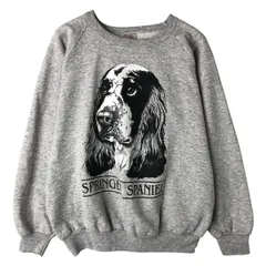古着 90年代 Daquin ENGLISH SPRINGER SPANIEL イングリッシュ スプリンガー スパニエル 犬柄 アニマル スウェットシャツ/eaa608139