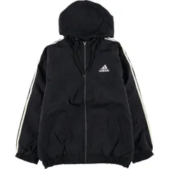 古着 90年代 アディダス adidas TEAM バックロゴ 中綿パーカー パファージャケット メンズL相当 ヴィンテージ/eaa459166