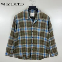 WHIZ LIMITED 00s JAPAN archive plaid OC L/S shirts L ウィズリミテッド アーカイブ オープンカラー 開襟 長袖シャツ オールド ストリート