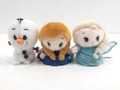 【小牧店】タグ付き　うるぽちゃちゃん　ぬいぐるみ　アナと雪の女王　３体セット 【T743-2908】
