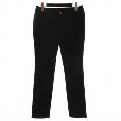 バーバリー ロンドン BURBERRY LONDON ウール ストレッチ パンツ 38 ブラック 251106E