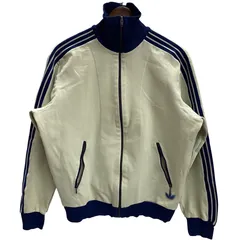 アディダス adidas 70's 80's 西ドイツ製 デサント トラックジャケット ジャージ ネイビー 5サイズ 201MT-5136 VB