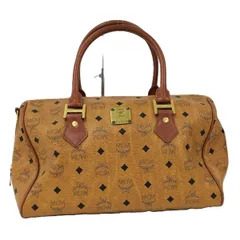 MCM ハンドバッグ レザー キャメル ヴィセトス