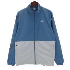 ニューバランス NEW BALANCE パフォーマンスウーブン ジャケット スポーツウェア ブルー M 260109E
