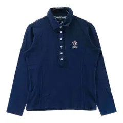 サイズ：L CALLAWAY キャロウェイ  長袖ポロシャツ  ネイビー系 [240101598758] ゴルフウェア レディース ストスト