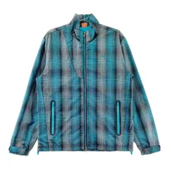 サイズ：M PUMA GOLF プーマゴルフ  裏メッシュ ジップジャケット チェック柄 ブルー系 [240101610175] ゴルフウェア メンズ ストスト