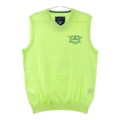 サイズ：L CUTTER&BUCK カッターアンドバック  ネオンカラー ニットベスト  グリーン系 [240101610826] ゴルフウェア メンズ ストスト