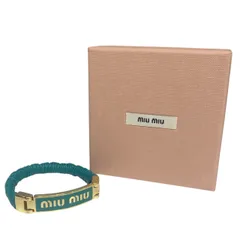 ☆MIU MIU ミュウミュウ レディース ブレス ナッパーブレスレット  のサムネイル