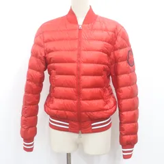 ITWY2BX27PTW 美品 国内正規 MONCLER モンクレール ROBERT ダウンジャケット サイズ1 レッド メンズ アウター
