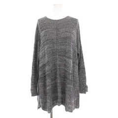 セオリーリュクス theory luxe OPUS ARTHUR リブニット セーター チュニック 長袖 38 グレー 03-1101736-899-038 /YM