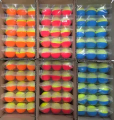 スリクソン A級 ディバイド Q-STAR 3ピース マット 半々ボール 30個 COLOR ロストボール