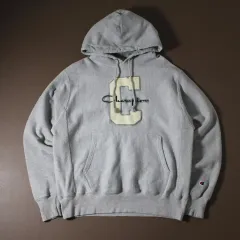 Champion チャンピオン リバースウィーブ C ロゴ フードTシャツ