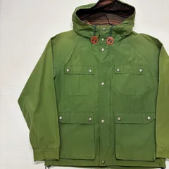 【セール！！】SIERRA DESIGNS シエラデザインズ マウンテンパーカー 緑 L 60/40クロス 裏地ボーダー ロクヨンクロス【6041ST】