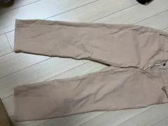 ベージュ色 コットン パンツ (Lサイズ)