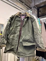 -【東あずま店 併売品】 @ walls moutain ヴィンテージ  vintage ジャケット　アウトドア outdoor アメリカ製 USA outer jaket カーキ 長袖 裏地ウール