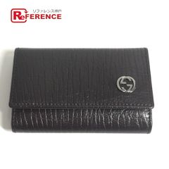 GUCCI グッチ キーケース GG インターロッキングG 115225 レザー ブラウン