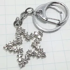 星型 ラインストーン キラキラ 観光 旅行 登山 記念 キーホルダー M34128