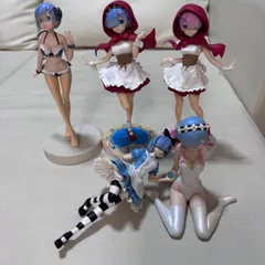 Reゼロから始まる異世界生活 リゼロ レム ラム 赤ずきんフィギュア