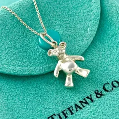 ティファニー 希少 テディベア ペンダント ネックレス シルバー YK12fe