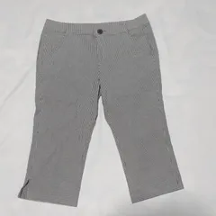 BURBERRY GOLF バーバリーゴルフ ハーフパンツ サイズ:13 カラー:黒×白 チェック ブラック W-45