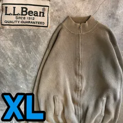 T7417 L.L.Bean フルジップ　ニットセーター　オーバーサイズ