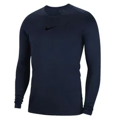 NIKE(ナイキ) ナイキ DRI-FIT パーク ファーストレイヤー ロングスリーブ ジャージ サッカー ウェア プラクティスシャツ (AV2609)、(451)OBSIDIAN