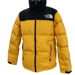 186005 現状品 THE NORTH FACE ザ・ノースフェイス ヌプシジャケット　イエロー　 ND91841   S メンズ