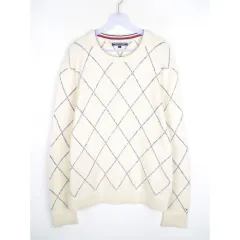 トミーヒルフィガー ラウンドネック セーター メンズ XL コットン混 NG11663