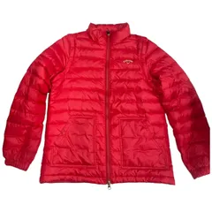 ■キャロウェイ Callaway ゴルフウェア ダウンジャケット 赤 Mサイズ X SERIES WARMSPORT メンズ