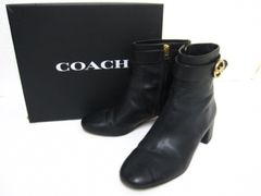美品】COACH GATES ITL スタッズ ブーツ 本革 黒 23.5cm - メルカリ