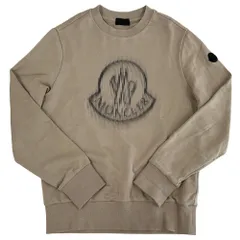 モンクレール MONCLER トップス メンズ ブランド コットン スウェット ベージュ S トレーナー カジュアル 【中古】