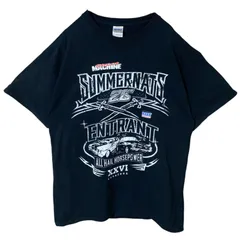 L ギルダン ビッグプリント レース レーシング 車 企業ロゴ ブラック 黒 Tシャツ レディース ユニセックス メンズ 古着 半袖 CHM