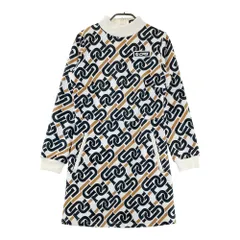 サイズ：2 CPG GOLF シーピージーゴルフ  裏起毛 長袖ワンピース 総柄 ホワイト系 [240101607219] ゴルフウェア レディース ストスト