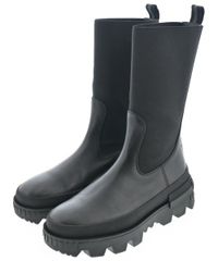 新品未使用☆正規品☆MONCLER 黒 ジッパー付きブーツ 31 - メルカリ