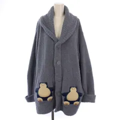 ジェラートピケ gelato pique 24AW ベビモコジャガードショールカーディガン 長袖 カビゴン M-L 青 PUNT234062 /BM