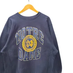 80s ビンテージ チャンピオン リバースウィーブ ラバープリント カレッジスウェット XL ネイビー USA製 80年代 vintage アメリカ製 トリコタグ