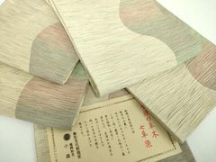 ぜんまい綿よろけ帯 名古屋帯 お太鼓柄 こしわ染織工芸舎 - メルカリ