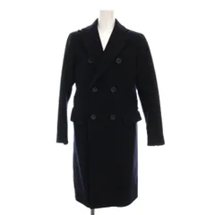 サイ ベーシックス SCYE BASICS ピーコート チェスターコート ダブルブレスト ウール アウター 38 紺 ネイビー 5214-73507 /YM