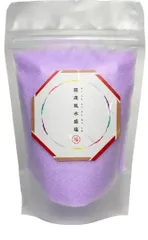 開運風水盛り塩 250g お清め塩 浄化 厄除け （紫色 ）