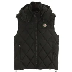 モンクレール MONCLER RIBAY キルティング ダウンベスト フーディ ジップアップ カーキ 0