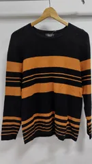 ｈ58◆美品 zara manメンズ  Lサイズ 長袖ボーダーニット