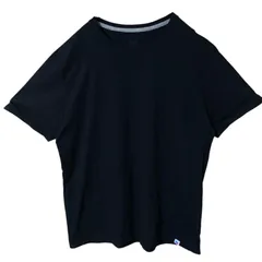 XL ラッセルアスレティック オーバーサイズ 無地 シンプル 単色 ブラック 黒 Tシャツ レディース ユニセックス メンズ 古着 半袖 CHM