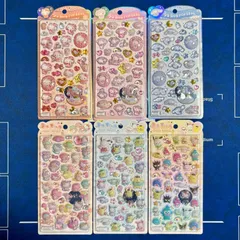 【正規品】サンリオ sanrio うるちゅるポップシール キティ（ベビー） マイメロディ（ベビー）  シナモロール（ベビー） リトルツインスターズ・キティ・マイメロディ シナモロール・ポチャッコ・ポムポムプリン サンリオキャラクターズ 計6点