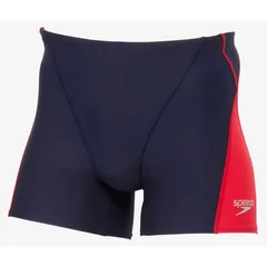 スピード speedo PUSH UP T-HLF BOX Swim 水着(メンズ) (ST52302)、(NR)ネイビー×レッド