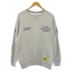 ラッセル RUSSELL × ゲーリー ヤマモト Gary Yamamoto スウェット トレーナー プルオーバー 長袖 クルーネック 裏起毛 L グレー /BM