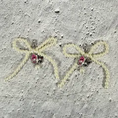 サンリオ クロミ マイメロ パールリボンチャーム 2個セット