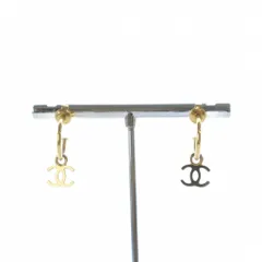 シャネル CHANEL ピアス フープ ココマーク アクセサリー ロゴ ゴールドカラー 金色 ■GY19 /MQ ■OH
