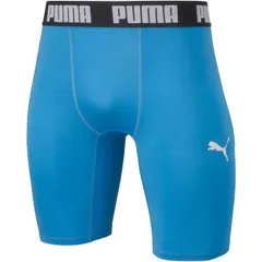 プーマ PUMA コンプレッション ショートタイツ タイツ・スパッツ (656333)、(12)ｻｯｸｽ/ﾎﾜｲﾄ