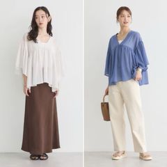 美品21SS定価2万 セオリー Theory テラゾー柄ノースリーブブラウス 