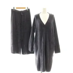 ジェラートピケ gelato pique 24SS 調温スムーズィーロングカーディガン×パンツ セット ルームウエア F ネイビー /CX ■OS